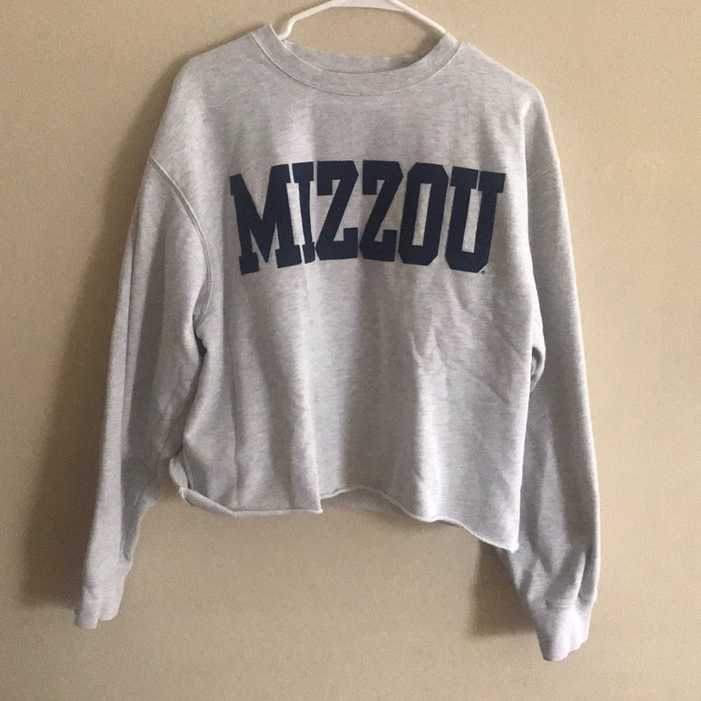 Cropped Mizzou Sweatshirt